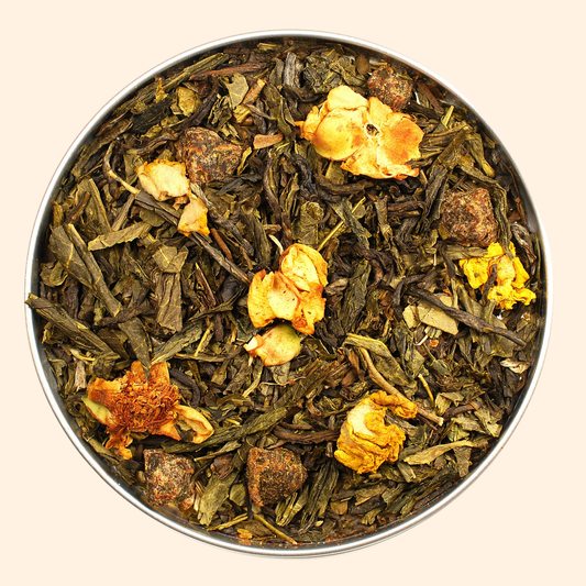 Grönt Te - Persika & Vanilj - 100 g