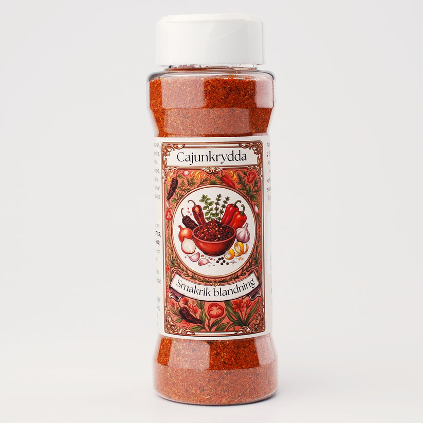 Cajunkrydda - Allkrydda - Het & Smakrik - 130 g – Matrelaterat